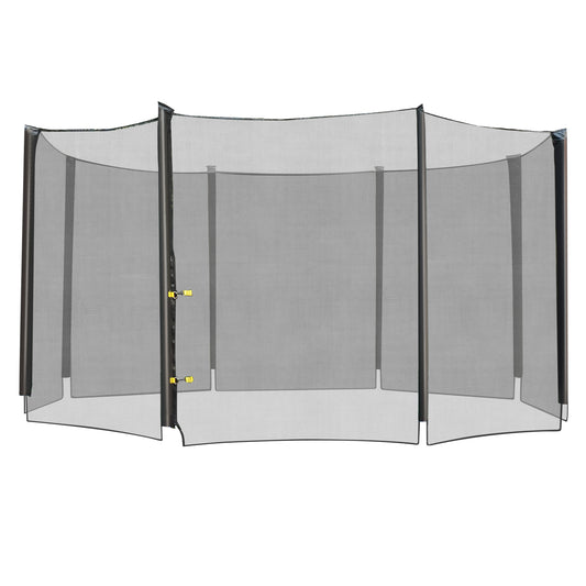 Homcom Red De Seguridad De Reemplazo Para Trampolín Redondo Ø366 Cm Negro_0