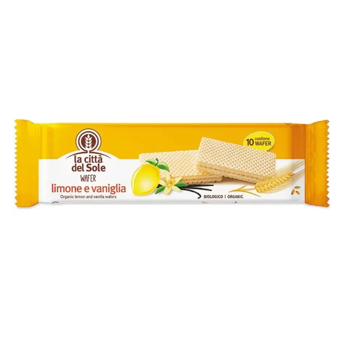 Bolacha de limão e baunilha, La Città del Sole, 125 g
