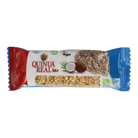 Barra de quinoa real e coco Quinoa real 20 g