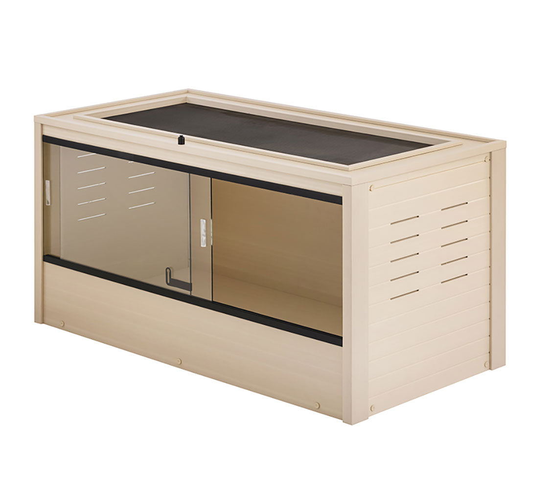 Terrario Grande Para Reptiles Y Otros Pequeños Animales Mojave - 122x61x58cm - Decorativo Para Interiores (marrón Claro)_1