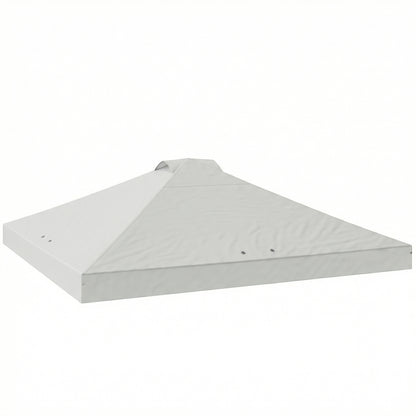 Outsunny Toldo De Pérgola De Recambio 3x3 M Anti-uv50+ Impermeable Blanco_0