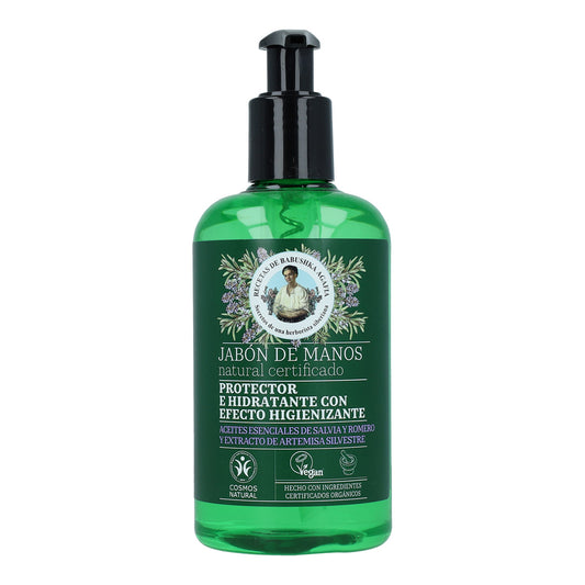 Sabonete líquido de mãos Agafia Natura Siberica, certificado como natural, protetor e hidratante, 300 ml