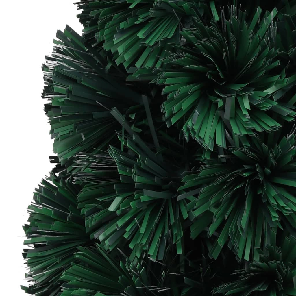 Vidaxl Árbol De Navidad Artificial Estrecho Soporte Fibra Óptica 64 Cm_4