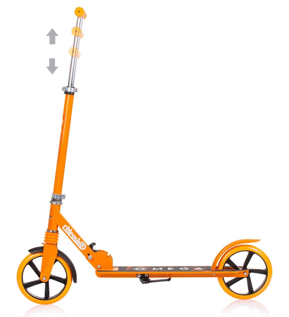 Patinete Infantil Omega Hasta 100 Kg Plegable Y Ruedas De 20mm Orange_2