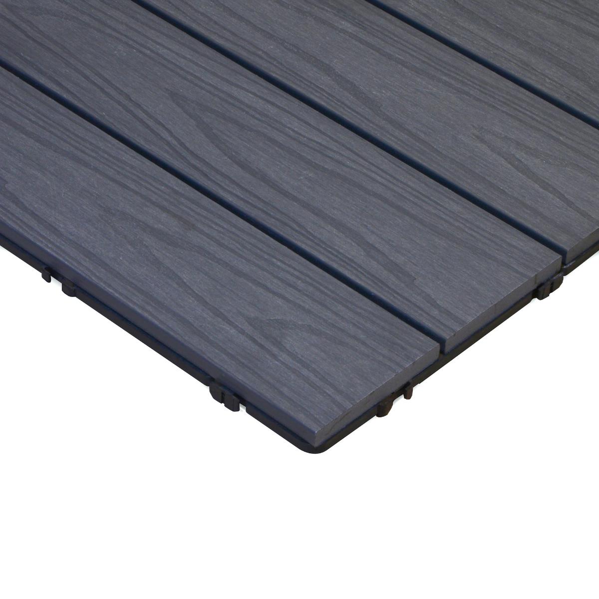Embalagem de 4 peças compostas encapsuladas Durafloor 50x50 Dioco Grey