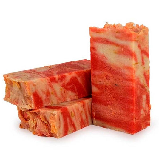 Jabón Natural De Caléndula (90g) - Calma La Piel Seca, Con Dermatitis E Irritaciones - Cicatriza Y Alivia Quemaduras_0