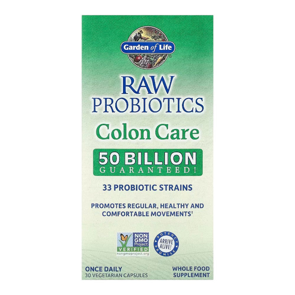 Raw Probiotics Colon Care 30 Caps_0