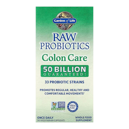 Raw Probiotics Colon Care 30 Caps_0