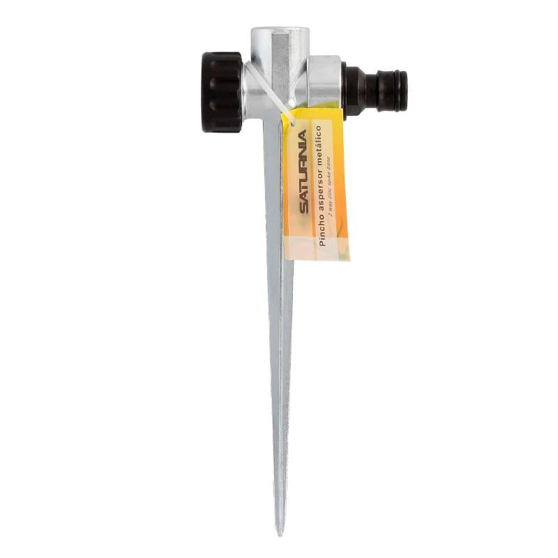Pincho Para Aspersor Metalico Saturnia Con Racord Manguera_0