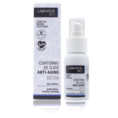 Contorno de Ojos Detox Labnatur Bio 30 ml | Bolsas, Ojeras y Líneas de Expresión | Hidratación y Luminosidad | Vegano_0