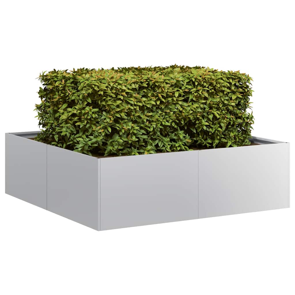 Jardinera 100x100x30 Cm De Acero Galvanizado_1