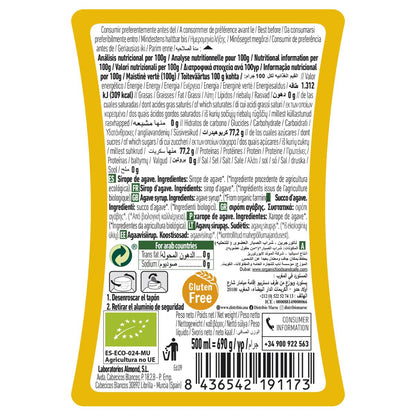 Xarope de Agave Crua Naturgreen, 500 ml