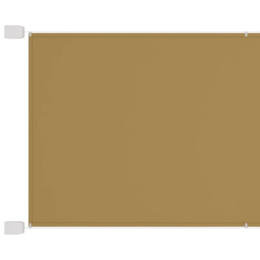 Vidaxl Toldo Vertical Beige 140x270 Cm Tela Oxford_0