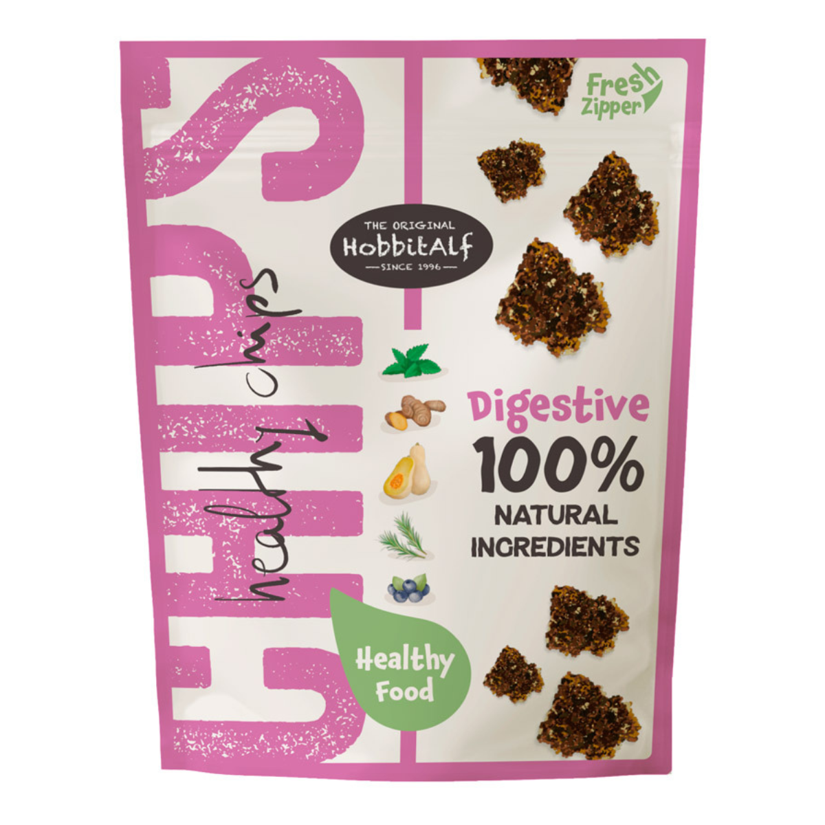 Chips Saudáveis ​​Digestivos Hobbitalf 180 g