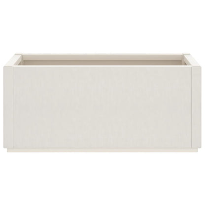 Caja De Flores De Jardín Blanco_3
