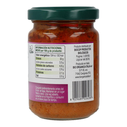 Pesto de Beringela Vegan Bio Organica Italia 140 gr 