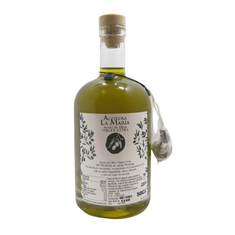 Aceite De Oliva Virgen Extra 50 Cl Cristal Con Vertedor Metálico Cosecha 2025-2026_1