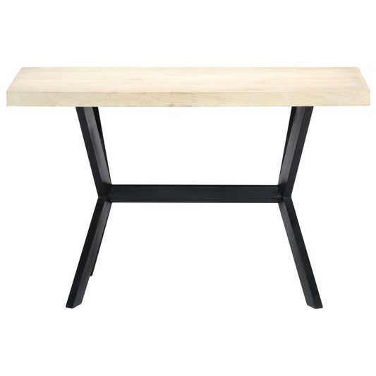 Mesa De Comedor De Madera Maciza De Mango 120x60x75 Cm_0