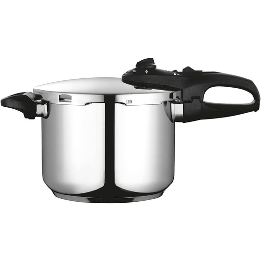 Olla A Presión 6 Litros, Inducción, Express Super Rápida, Acero Inoxidable 18/10, Todas Cocinas Fagor Duo 6 Plata_0