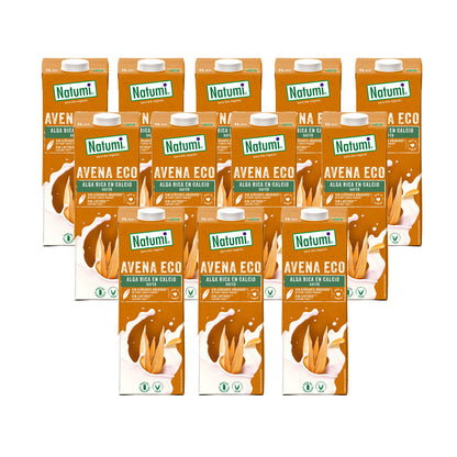 Pack 12x Bebida de Aveia e Algas Marinhas Natumi BIO 1 L