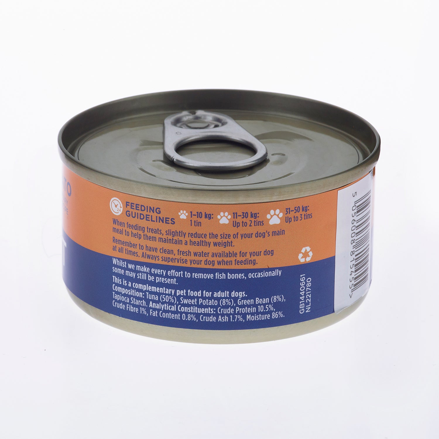 Fish4dogs Comida Húmeda Para Perro – Atún, Boniato Y Judías 85 G (pack De 12)_4