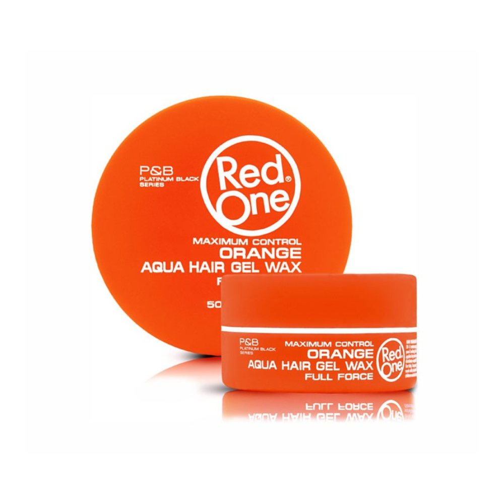 Red One Hair Styling Aqua Hair Gel Wax Orange_0