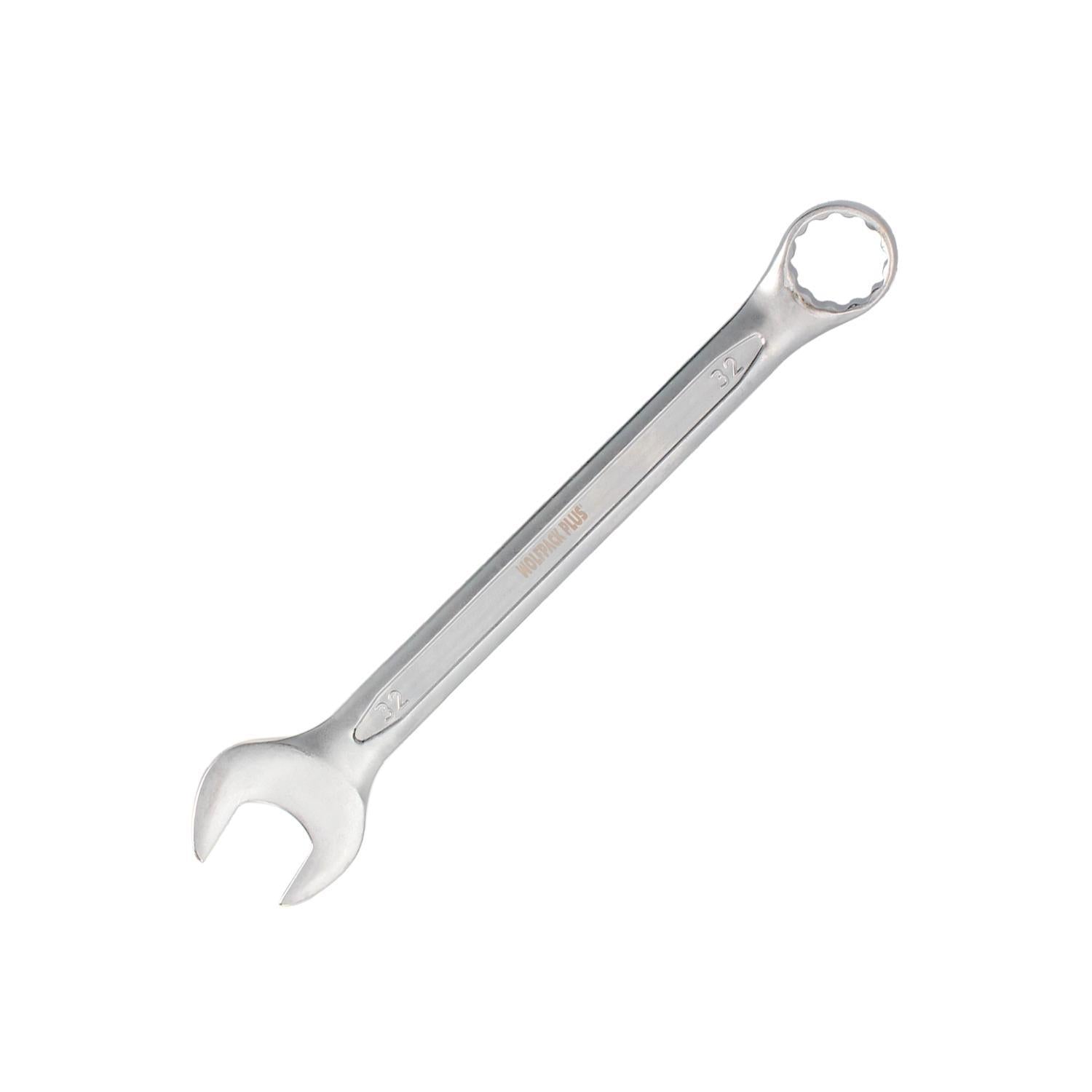 Llave Combinada Plus 32x32 Acero Cromo Vanadio Din 3113. Llave Doble Boca, Llave Fija, Llave Estrella_0