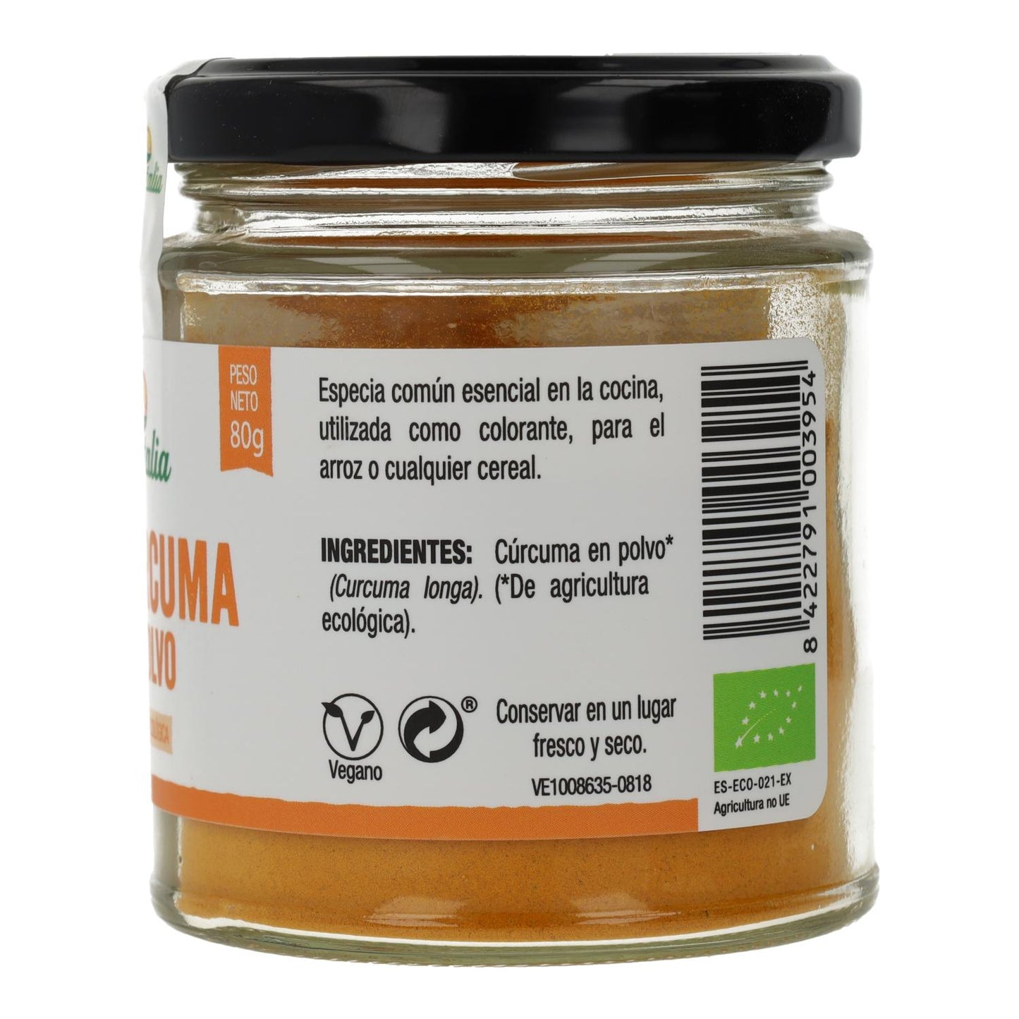 Vegetalia Cúrcuma 80 g