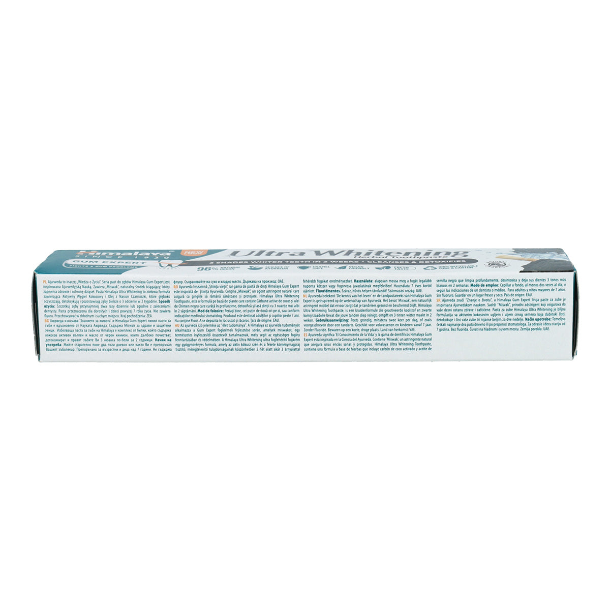Pasta de dentes Himalaya Ultra Whitening com carvão 75ml
