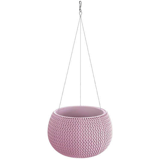 Maceta Splofy Bowl Ws 9l., Con Depósito, Dimensiones (mm) 370x370x218, Color Arándano Claro_0