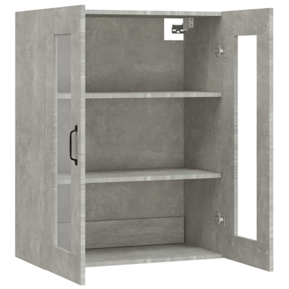 Armario Colgante De Pared Gris Hormigón 69,5x34x90 Cm / Vetonek_1