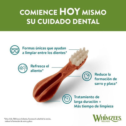 Whimzees Escova de dentes para cães M 12 unidades