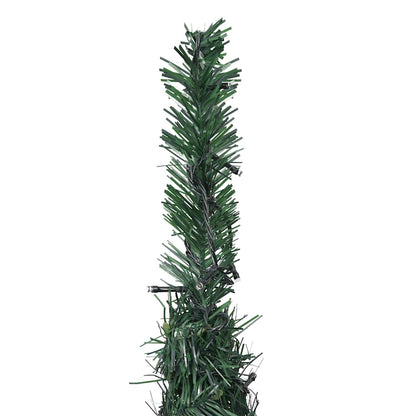 Vidaxl Árbol De Navidad Emergente Preiluminado Con Luces Verde 150 Cm_4