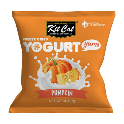 Kit Cat Yogurt Yums Liofilizado Calabaza 10g (10 unidades)