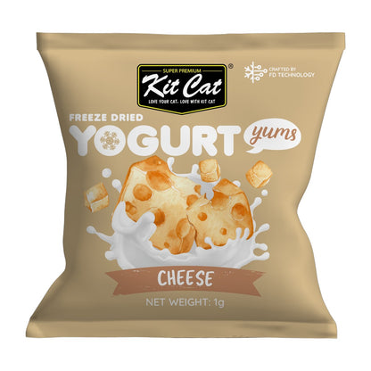 Kit Cat Yogurt Yums Liofilizado Queso 10g (10 unidades)