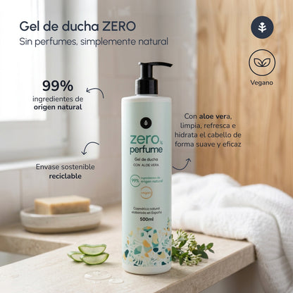 Gel de duche sem perfume Aloé Vera Planet Orchard 500 ml