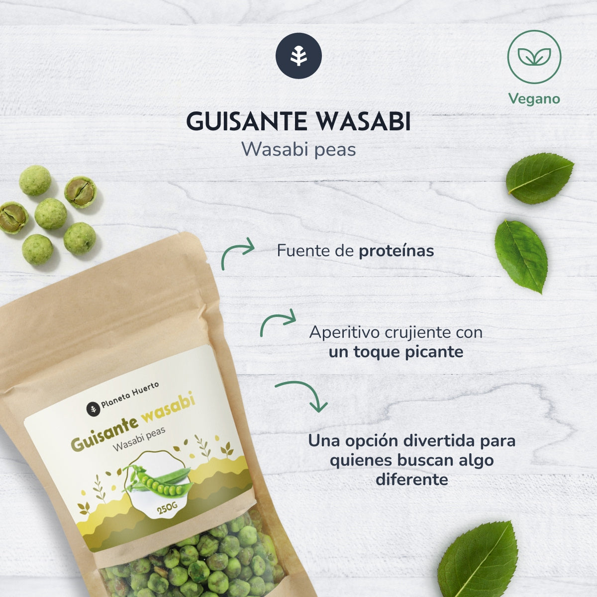 Guisante wasabi Planeta Huerto 250 g