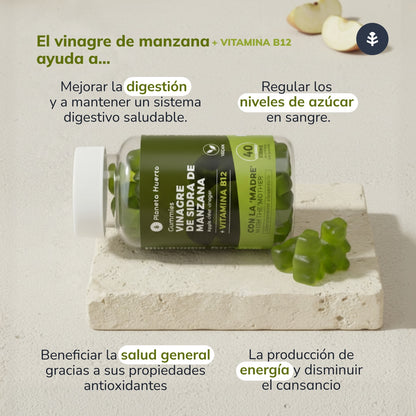 Gomas de Vinagre de Maçã com Mother Planeta Huerto 50 gomas
