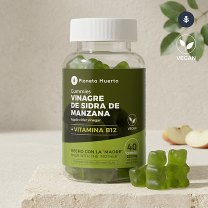 Gomas de Vinagre de Maçã com Mother Planeta Huerto 50 gomas