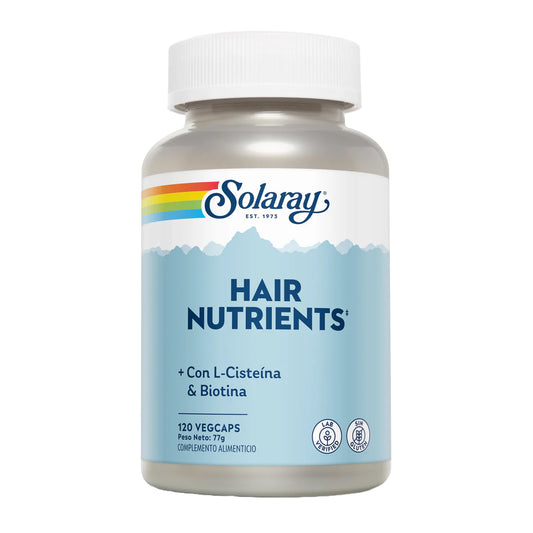 Nutrientes para o Cabelo Solaray 120 cápsulas