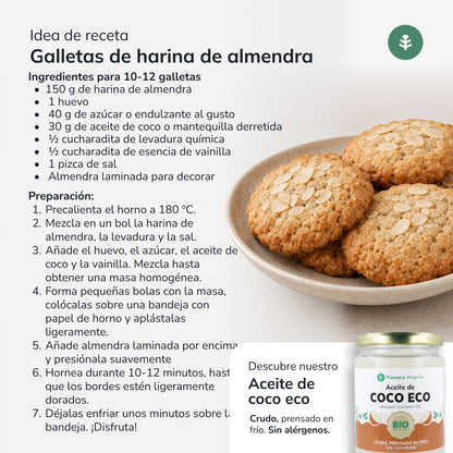 Farinha de Amêndoa Sem Glúten ECO Planeta Huerto 400gr