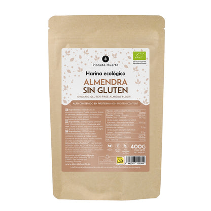 Farinha de Amêndoa Sem Glúten ECO Planeta Huerto 400gr