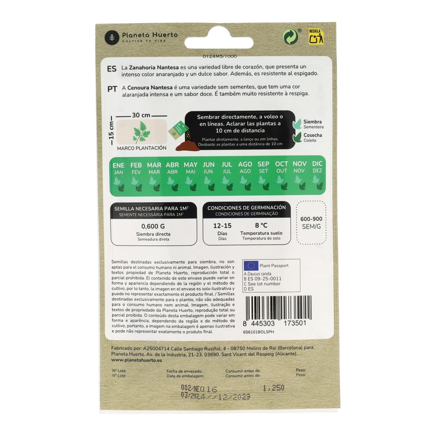 Pack de Semillas ECO "Ensaladas de Otoño"