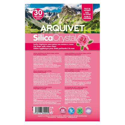 Arena de SilicaCrystal con Perfume de Rosas Arquivet 3,8 L