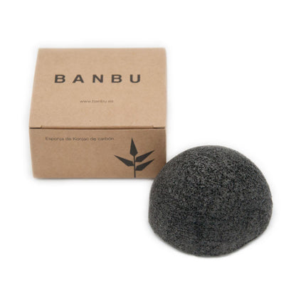 Esponja Konjac de origen vegetal para exfoliación facial Banbu