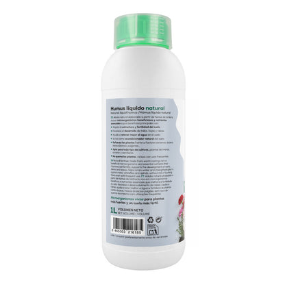 Humus Líquido Concentrado Bioestimulante Natural 1L Planeta Huerto