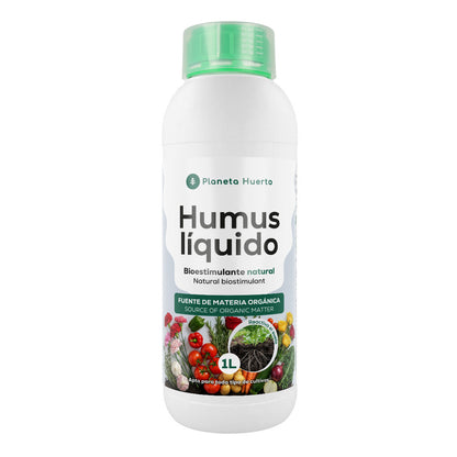 Humus Líquido Concentrado Bioestimulante Natural 1L Planeta Huerto