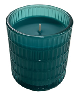 Vaso rayado azul blue moon 90x80 mm en caja