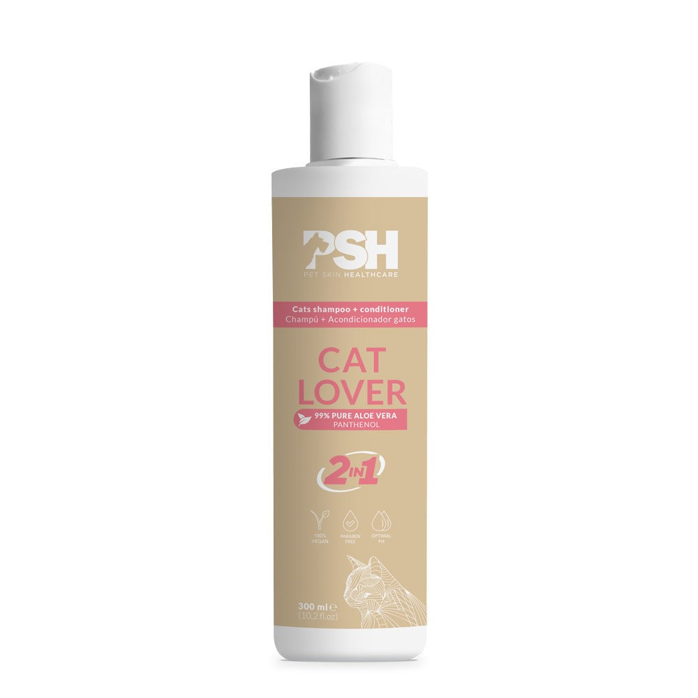 Champú y Acondicionador 2 en 1 Gatos PSH 300 ml