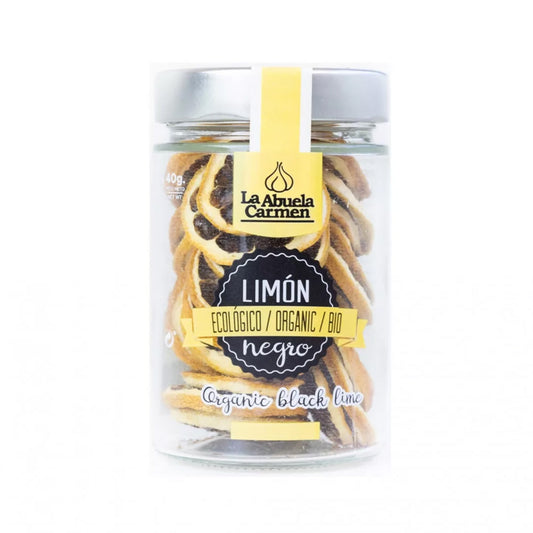 Limão preto biológico fatiado, La abuela Carmen, 40g